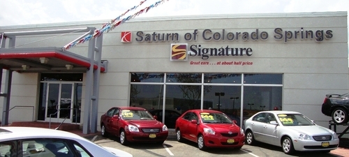 Welcome to Signature at Saturn of Colorado Springs, We sell great cars...about half price. Come in or call and check out our inventory
(719) 694-1341