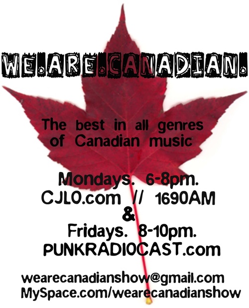 Canadian music, news, interviews and more with @melsays & @moisteph on CJLO Mondays 6-8pm EST and PunkRadioCast Fridays 8-10pm EST