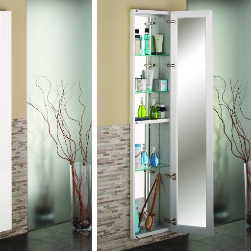 Luxury Bathroom Electric Mirrored Medicine Cabinets #BathroomCabinets #medicinecabinets