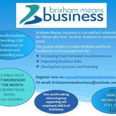 Brixham Means Business: A Virtual Network group supporting all businesses in Torbay /surrounding areas. #Promoting #business in #Brixham
