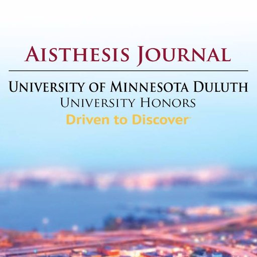 Aisthesis is an undergraduate online periodical published annually by the University Honors Program at the University of Minnesota Duluth.