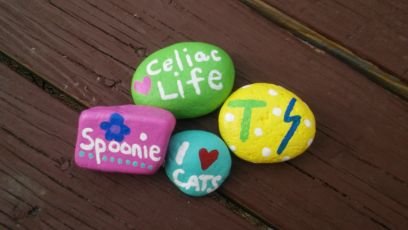 I'm a spoonie chick painting rocks!!!! You're unique and your art should be too! Every rock hand painted, one of a kind. DM me for ordering details!