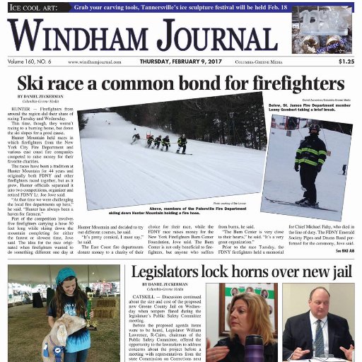 The #Windham Journal is a weekly newspaper, covering the #Mountaintop area of #GreeneCounty, #NewYork since #1857.