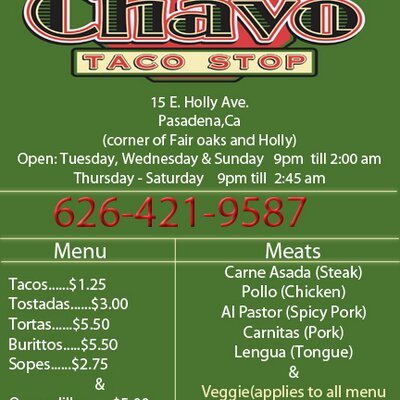 El Chavo Truck Stop At Elchavotruck Twitter