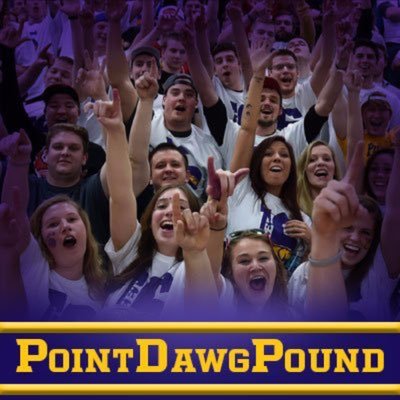 Offical student section for UW-Stevens Point Athletics | PROMOTIONS - THEMES - GIVEAWAYS | Instagram: point.dawg.pound | #PointDawgPound