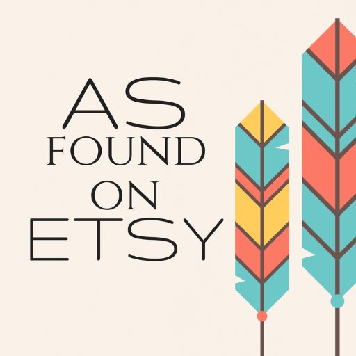 #AsFoundOnEtsy Twitter Party! 
Tag your posts with @AsFoundOnEtsy & #AsFoundOnEtsy to be featured. RT at least 2 other tweets for each 1 you post. #EtsySeller