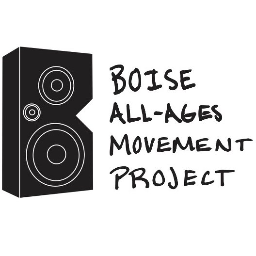 Boise All-ages Movement Project (B-AMP) is a nonprofit dedicated to establishing a local all-ages, inclusive community space and music/ performing arts venue.
