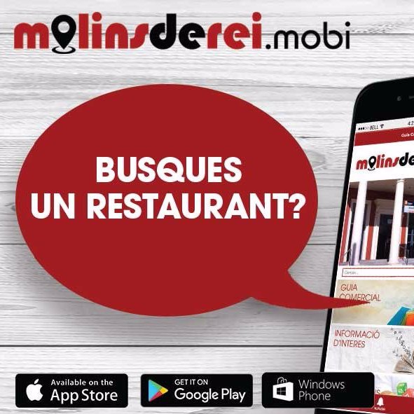 Guia comercial https://t.co/kTEzBbBEU3 amb tot l’oci, la informació i les notícies de Molins de Rei al teu Mòbil.