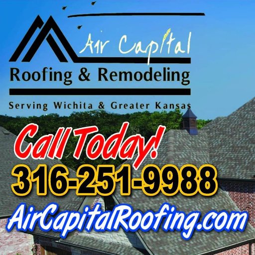 AirCapital Roofing and Remodeling is a locally & family owned commercial & residential construction company. Insurance claim assistance. Call Today 316-202-1717