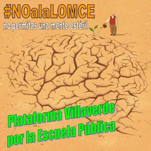 #NoalaLOMCE
En lucha por la derogación de la LOMCE, por una ley educativa de calidad PARA TODOS!!!