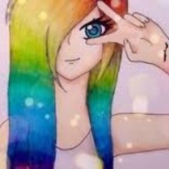 ''Uma menina/mulher gamer que mesmo em um caminho de trevas, consegue enxerga o arco-iris no fim do túnel...''