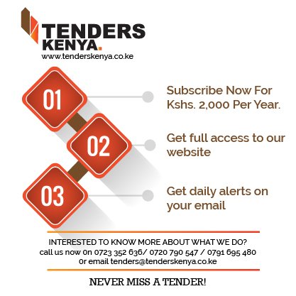 Tenders Kenya is the No. 1 online platform that provides information on all procurement opportunities that are available in Kenya.