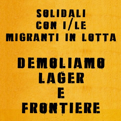 notizie e approfondimenti sulle frontiere e sulle prigioni per migranti, sostenendo e accompagnando le lotte per la liberazione totale #noborders