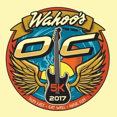 Wahoo's OC 5k RUN FAST. EAT WELL. HAVE FUN Saturday Night MAY 6, 2017 Start time 5:00 p.m. at the OC Fair & Event Center, 88 Fair Drive, Costa Mesa, CA 92626.