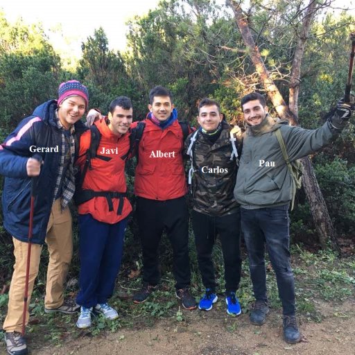 PrograNatura's profile picture. Grupo de alumnos de 2° de INEFC. Formado por Carlos Alcaide, Gerard Esparza, Pau Alonso,  Albert  y Javier