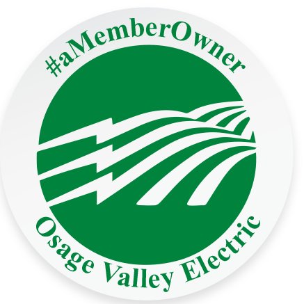 OsageValley's profile picture. A member owned electric cooperative providing electricity to over 15,000 meters in west central Missouri.