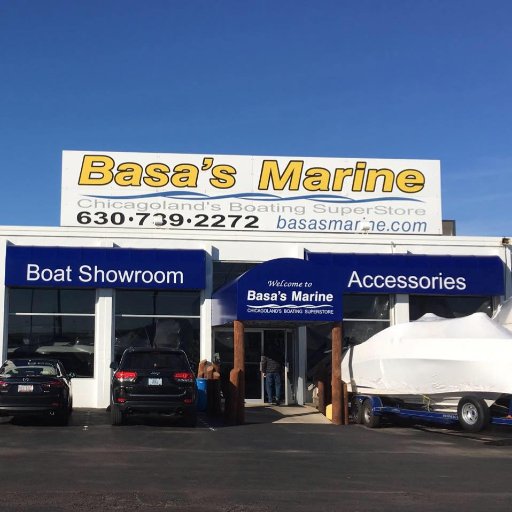 Basas Marine Inc is located at 512 E North Frontage Rd Bolingbrook, IL. Come in and get a brand new or used boat! We also have a top of the line service dept!