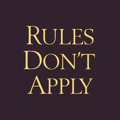 Profile Picture of Rules Don't Apply (@RulesDontApply) on Twitter