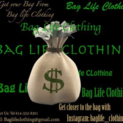 Good Quality Clothing For Lady's Men and kids 💰🏆 We Mean Business for any information on how to get any custom-made Bag Life Apparel contact us @ 614-826-8397