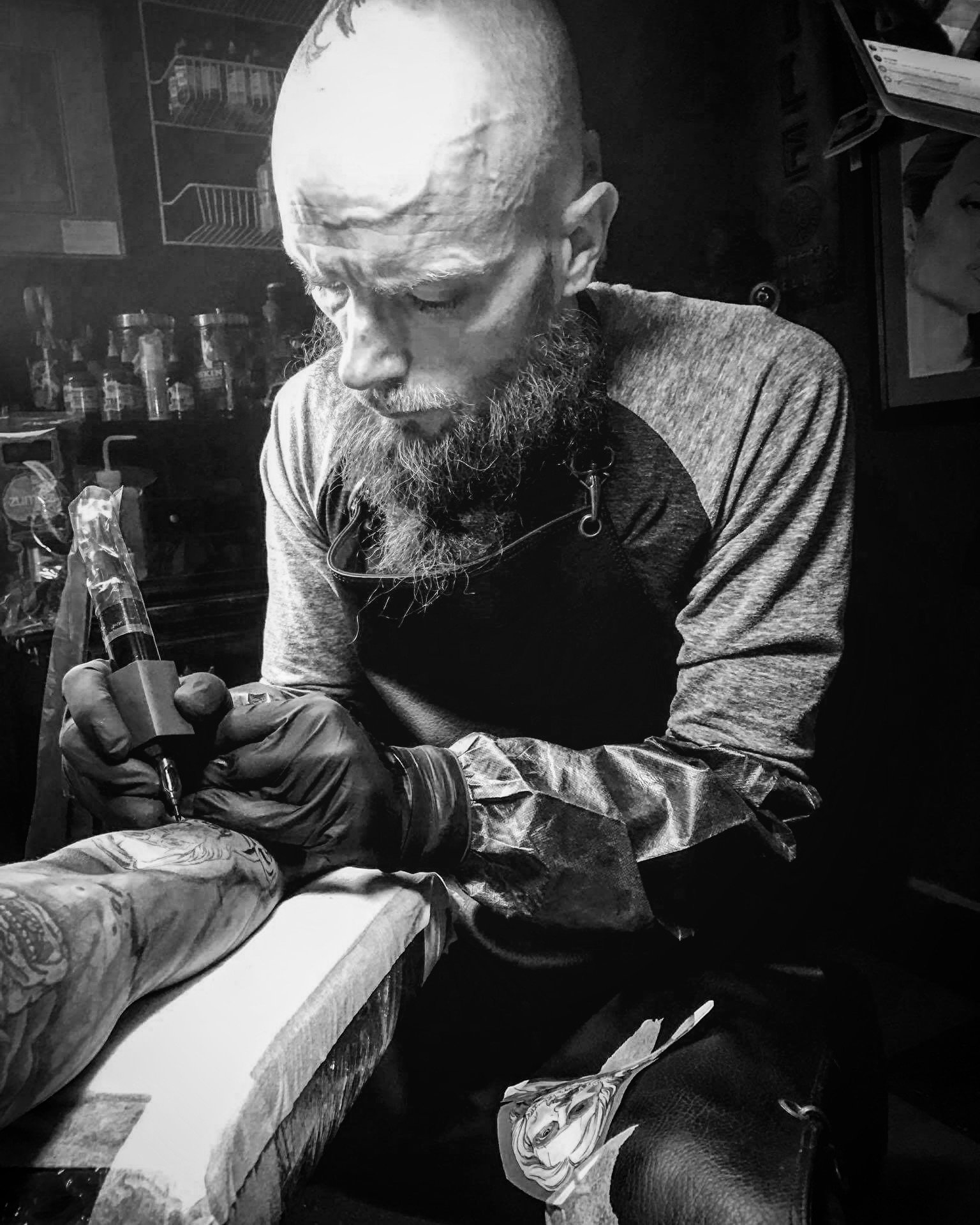 Hal_Sawyer's profile picture. Owner / Artist at Blood & Bone Custom Tattoo Gallery 
Proudly sponsored by
Hustlebutter Deluxe 
Electrum Premium Stencil Primer
Starbrite Colors