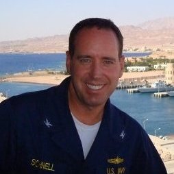 David Schnell has spent more than 26 years as an officer in the U.S. military, serving with various ships and directorates.
