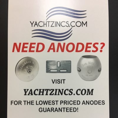 Yachtzincs has the lowest priced anodes guaranteed. Along with our low cost anodes we also provide boating supplies and testing equipment. https://t.co/AkBjvSfHgI