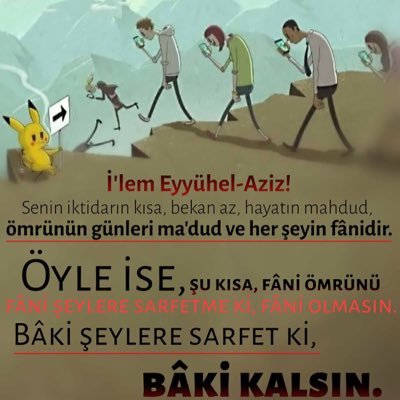 Allaha ve ahiret gününe iman edenler ya hayır konuşsun yada sussun. Hür davanın,Allaha bağlı eri...
