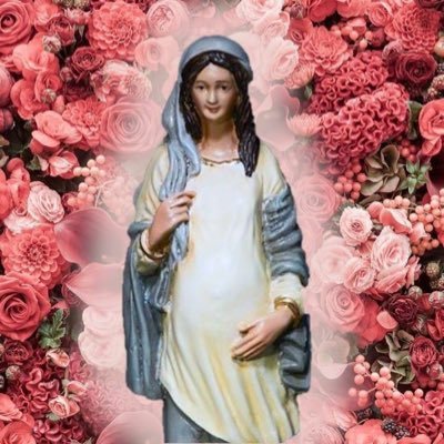 Vendemos la imagen de la Dulce Espera, San José dormido, pulseras, rosarios y medallones para propagar el amor a la Virgen
