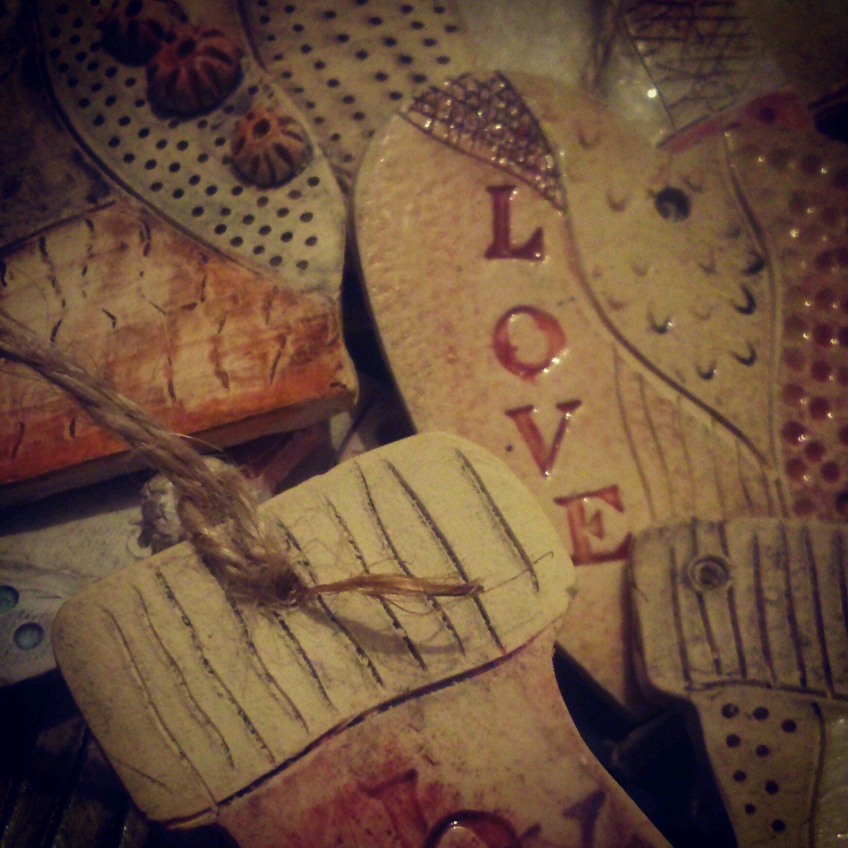 Making beautiful items from porcelain, terracota & mixed media. Pop over & find us on Facebook