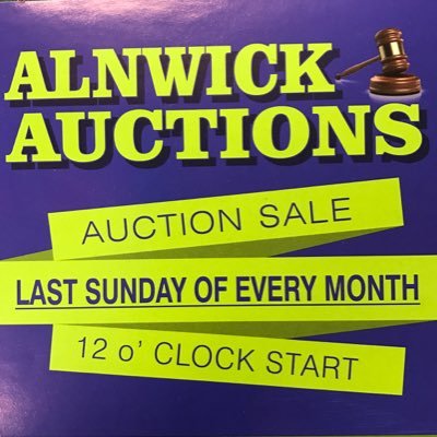 We are a big #auction in #alnwick that sells everything, every last Sunday at the end of each month auction starts at 12pm. Viewing starts from 10am