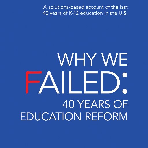 High school science & math teacher, principal, superintendent, author of the solutions-based book Why We Failed: 40 Years of #EdReform on Amazon. And golfer.