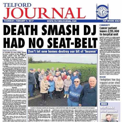 News, sport and views from the Telford Journal.
Got a story? email: pete.carroll@shropshirestar.co.uk