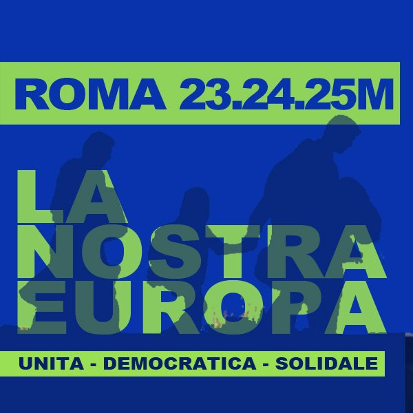 #LanostraEuropa è una coalizione di organizzazioni impegnate a costruire una grande mobilitazione europea, a 60 anni dalla nascita dell'UE