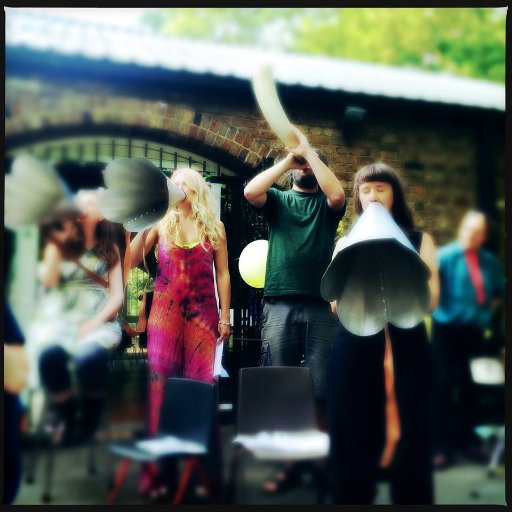 Breathing Space, 5 piece collective, creating site-specific sound works, using improvisation, assemblage, voice, field recordings, experimental instrumentation.