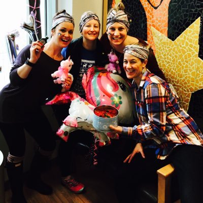 We are QMS- four onco-mom's hell bent on bringing rainbows, unicorns, & raising childhood cancer awareness! Our children are our driving force & reason.