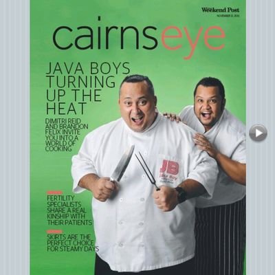 Javaboycairns's profile picture. Java Boy, Headed by professional Chefs Brandon Felix and Dimitri Reid bring cooking classes to the Cairns area. Covering all cuisines at all skill levels!
