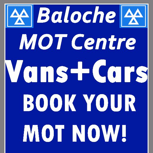 Open 10.00-18.00 Monday to Saturday.
🛠Baloche MOT Centre BOOK YOUR MOT NOW ON🔰 ☎0161 225 3466 📱07736073137