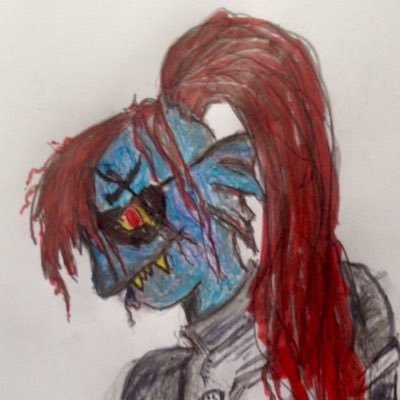 #Undyne grasps it tightly, dust studding her armour, the knife was still warm, inside Chara grinned.. About time! #undertale #chardyne