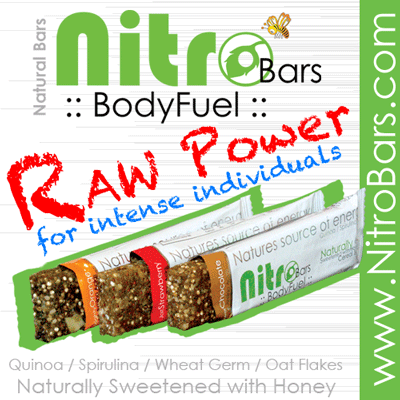 Nitrobars's profile picture. Manufacture and distributor of Raw Natural Energy Bars with Quinoa, Spirulina, Wheat Germ, Oat Flakes, Sesame and sweetened with Honey.