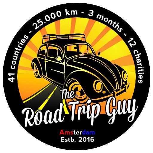 “A story of a Dutch guy going on a once in a lifetime road trip of 30,000 Km through 41 countries all whilst supporting 6 charities.