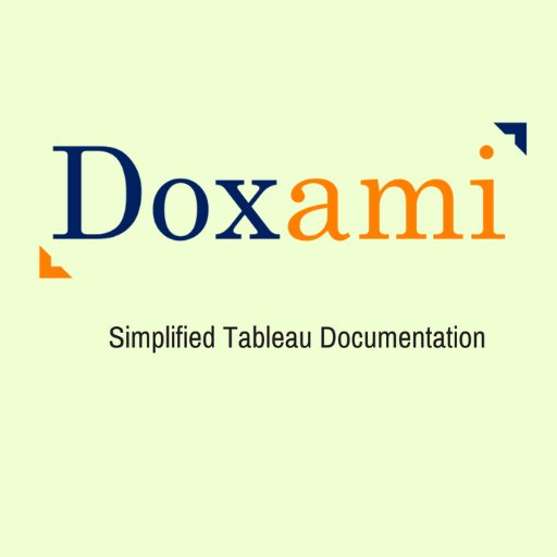 Doxami4u's profile picture. Simplified Tableau Documentation By @techknomatic Services Pvt. Ltd. | Tableau | Documentation | Tool (https://t.co/QkgQMskaQQ)