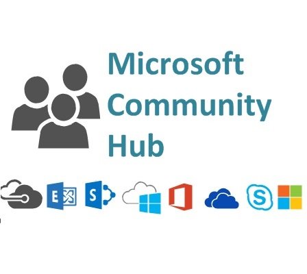 Microsoft CommunityHub promoting Community events, user groups, shows, podcasts, conferences, tech days, blogs. always looking for new content!