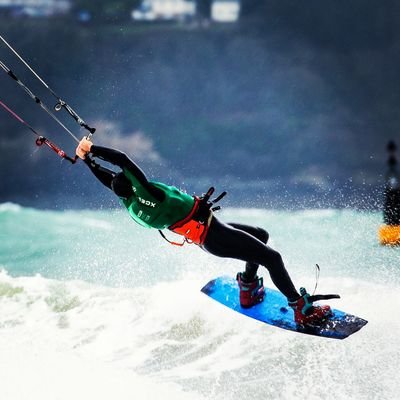 Owner of The Hoxton Special Kite Surfing School in Marazion Cornwall.
