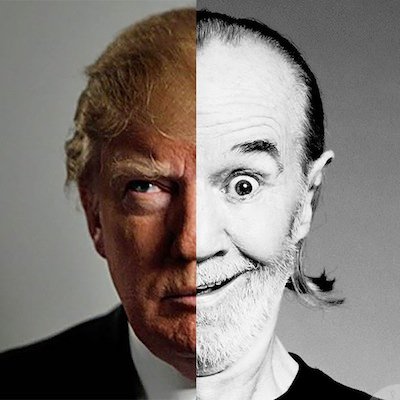 Fascism-fucking swear-engine. George's evil twin, Trump's better half. #GallowsHumor #ParodyAccount #MashUp cock-mocking the presidential tweetstorm since 2017.