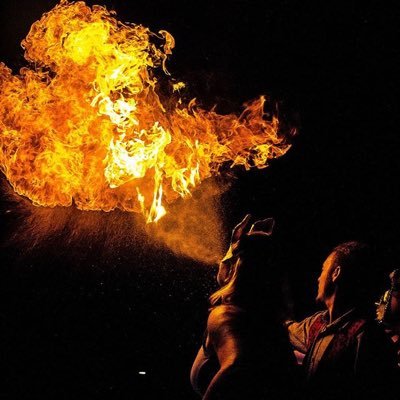 FlamesofElFuego's profile picture. Fire troupe specializing in dance, acro, and fire manipulation to create a heart stopping show!Facebook: #dalefuego. Insta: @elfuegodelavida