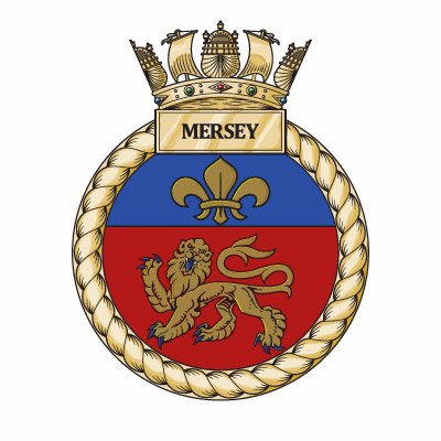 HMS MERSEY is a Batch 1 River-Class Offshore Patrol Vessel of the Royal Navy. @RoyalNavy