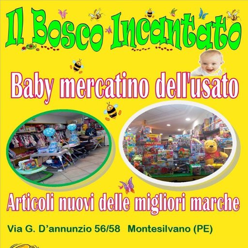 Ilboscostore's profile picture. Baby mercatino dell'usato e vendita di articoli nuovi delle migliori marche...daL 2006 a Montesilvano ed online per far felici mamme e bambini ecorisparmiando.