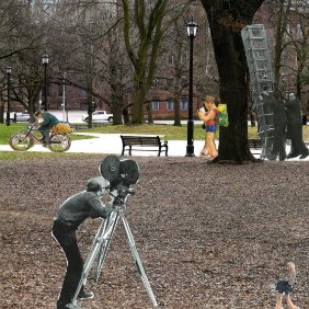 Rakefet Arieli.
Collage maker, photographer & creator of escapist mini-worlds.