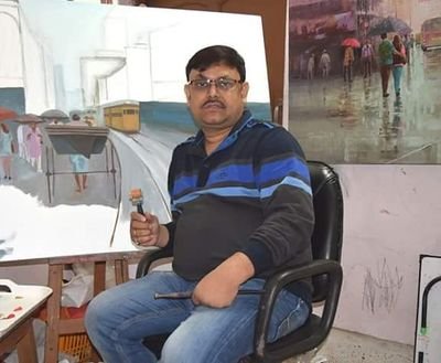 Indian Contemporary Artist,  
B.V.A Degree from Government College of Art & Craft, Kolkata in 2003. 29 Solo n 129 Group Exhibitions all over India and Abroad.