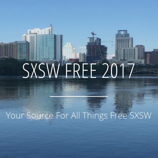 Don't let all the RSVP's overwhelm you, follow for up to date news on all things free SXSW . Not affiliated with SXSW trademark